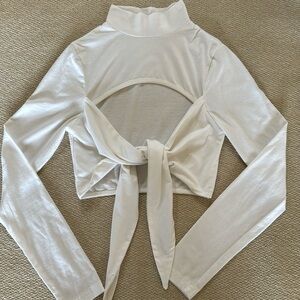 Beginning Boutique White Crop Top